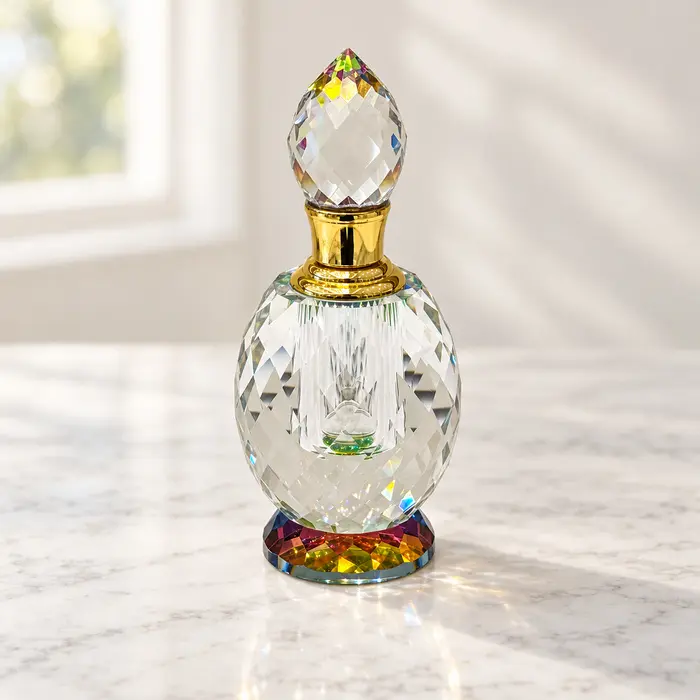 Crystal Bottle - Oval Teardrop 6ml