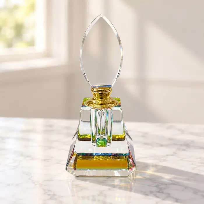 Crystal Bottle - Leaf Stopper 12ml