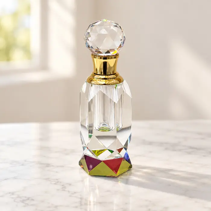 Crystal Bottle - Tall Polygon 6ml