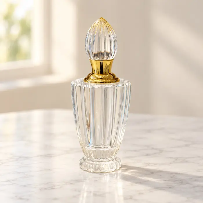 Crystal Bottle - Tall Fluted 12ml