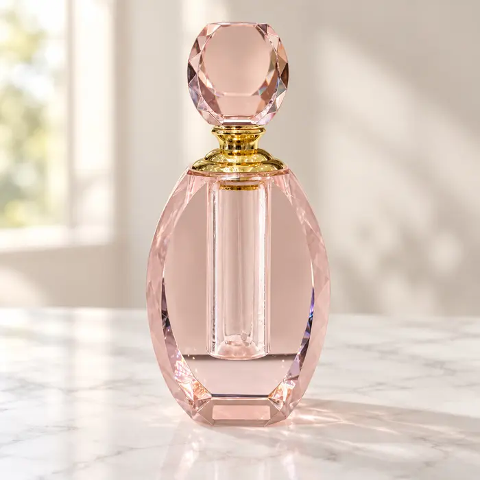 Crystal Bottle - Pink Oval 40ml