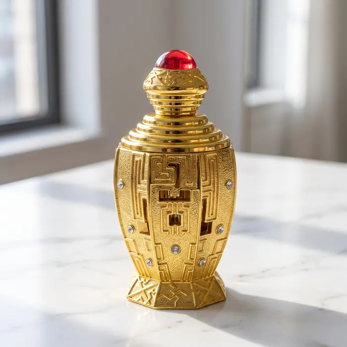 Decorative Bottle - Gold Geometric 24ml