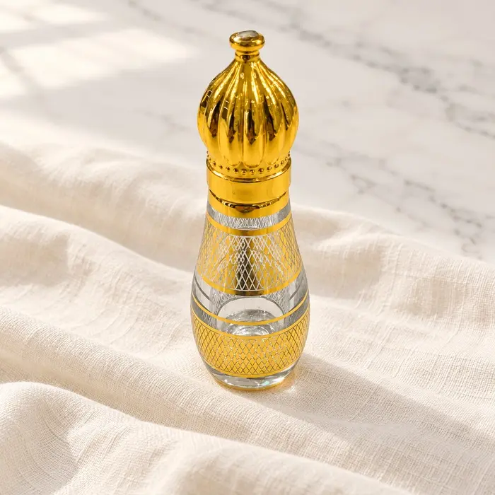 Gold Attar Bottle - Mesh Bands