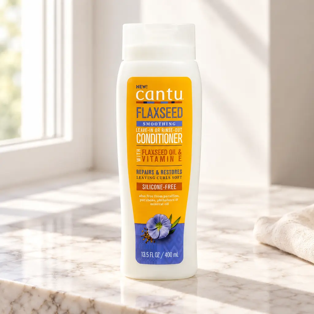 Cantu Smoothing Flaxseed Leave-in Or Rinse-out Conditioner 400ml